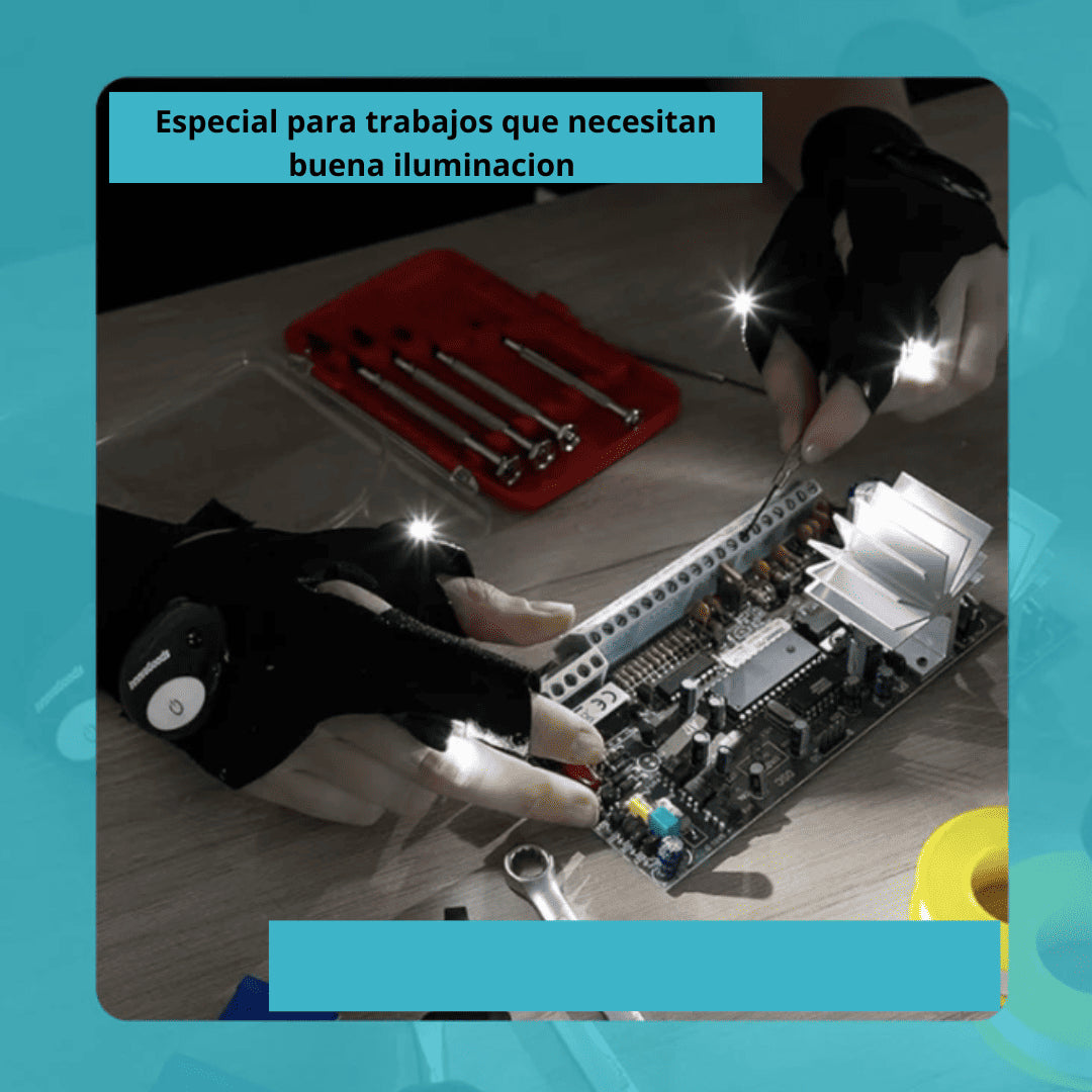 GuanteLed®| Iluminación Perfecta.