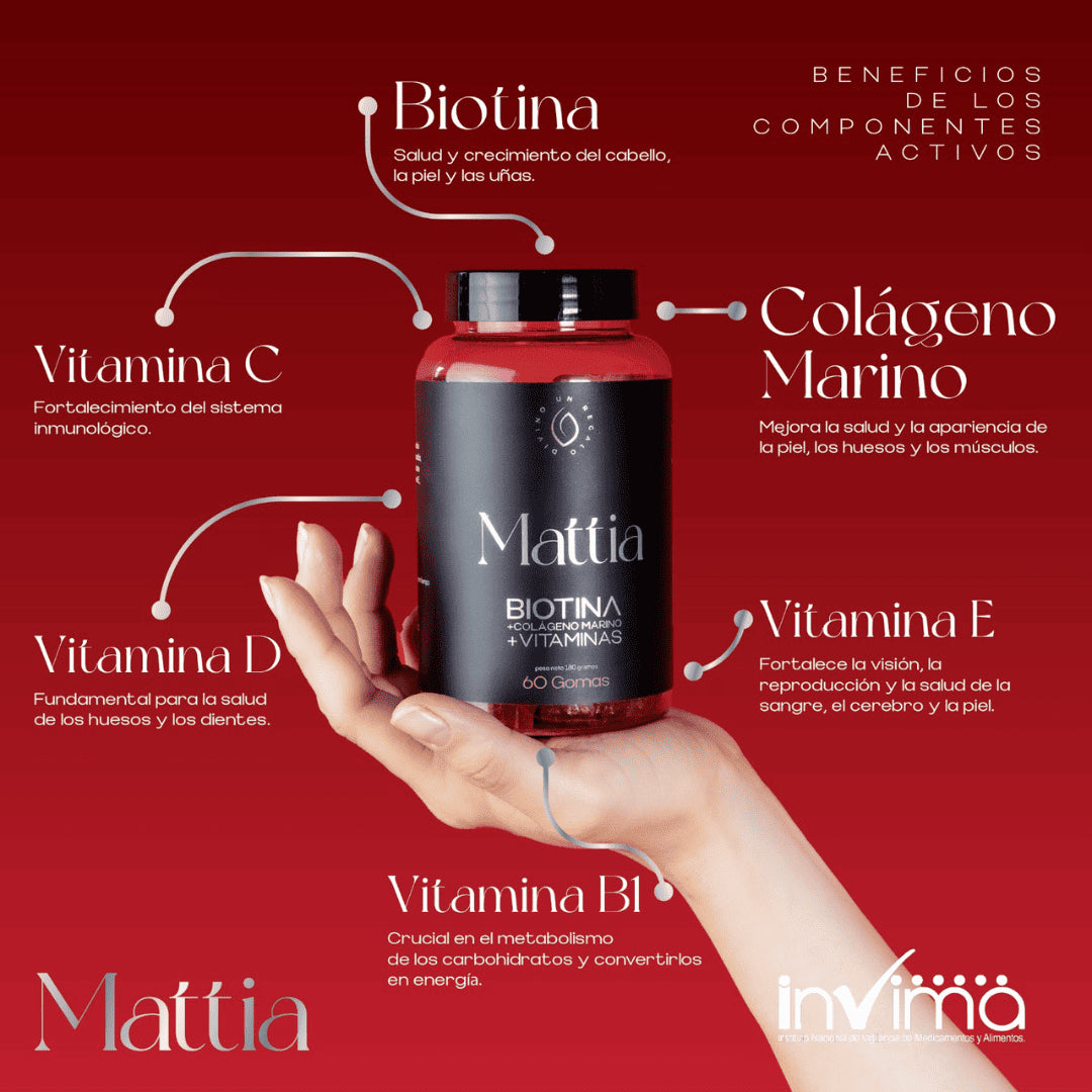 Gomas Mattia| Cabello Fuerte y sano.