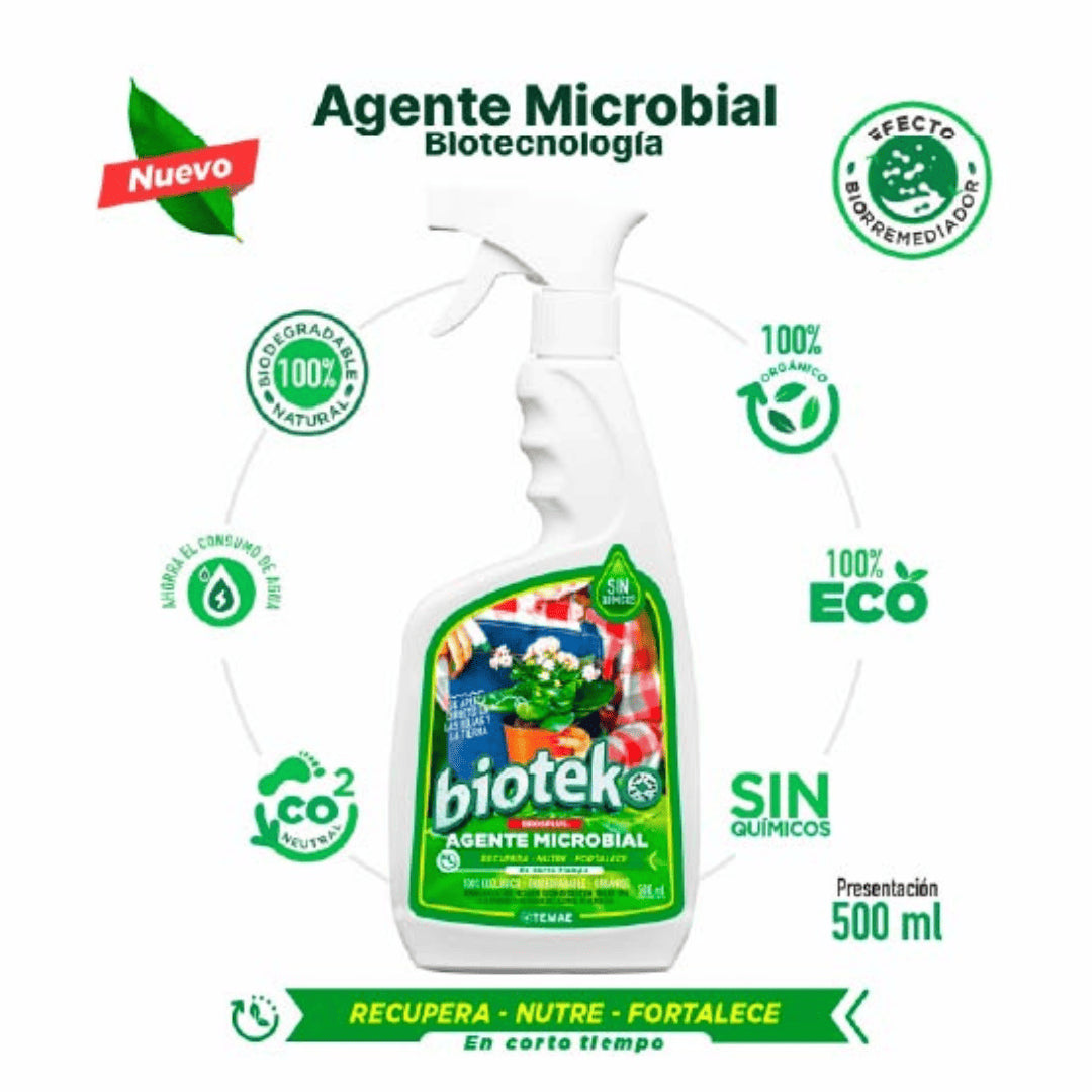 Biotek| Impulsor Orgánico Para Plantas 500ml