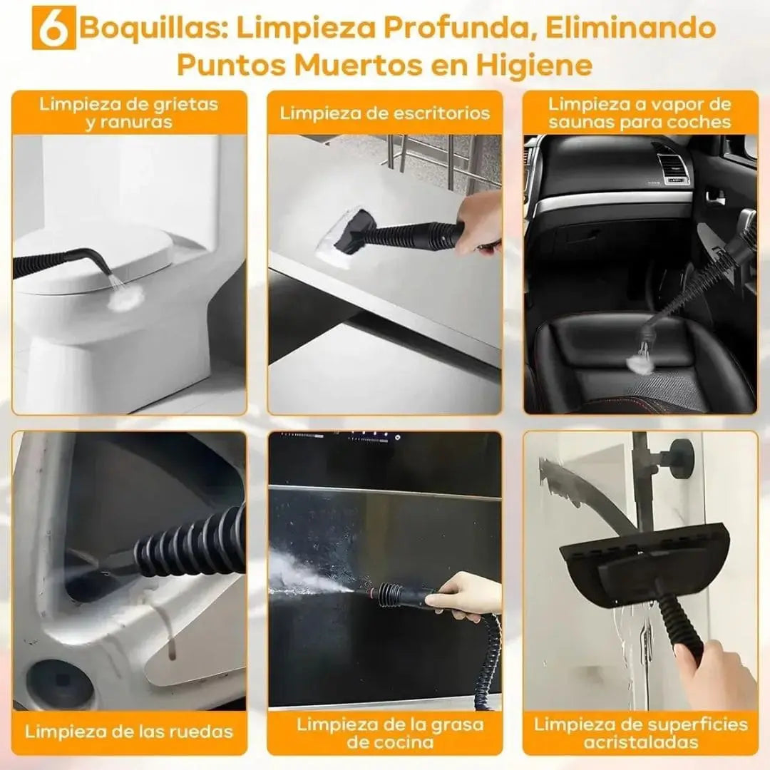 VaporMax Pro®️| Desinfecta y Brilla sin Químicos