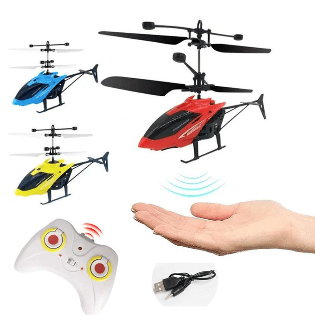 Helicóptero SkyPilot® | Con sensor de Movimiento + Control Remoto