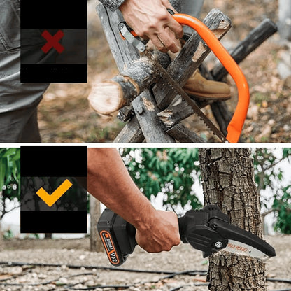 MiniMotosierra Eléctrica®| Potencia Compacta