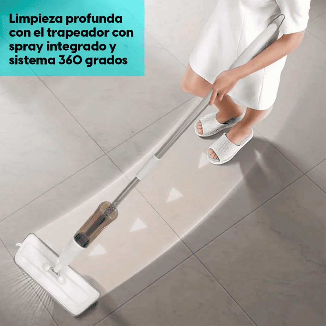 SprayMop 360®| Rocía, trapea y disfruta de pisos impecables.