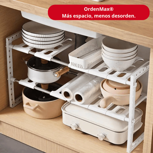 OrdenMax®| Más espacio, menos desorden.