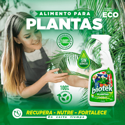 Biotek| Impulsor Orgánico Para Plantas 500ml