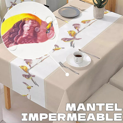 Combo 7 piezas| 1 Mantel + 6 Fundas Para Sillas