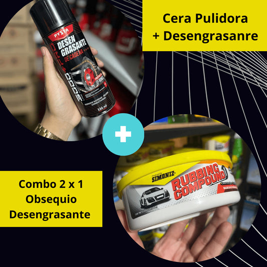 Cera Pulidora BrillAuto®| + Obsequio Desengrasante
