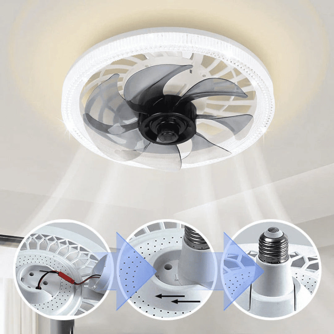 FrescoMax®️ | Ventilador y lampara Inteligente,