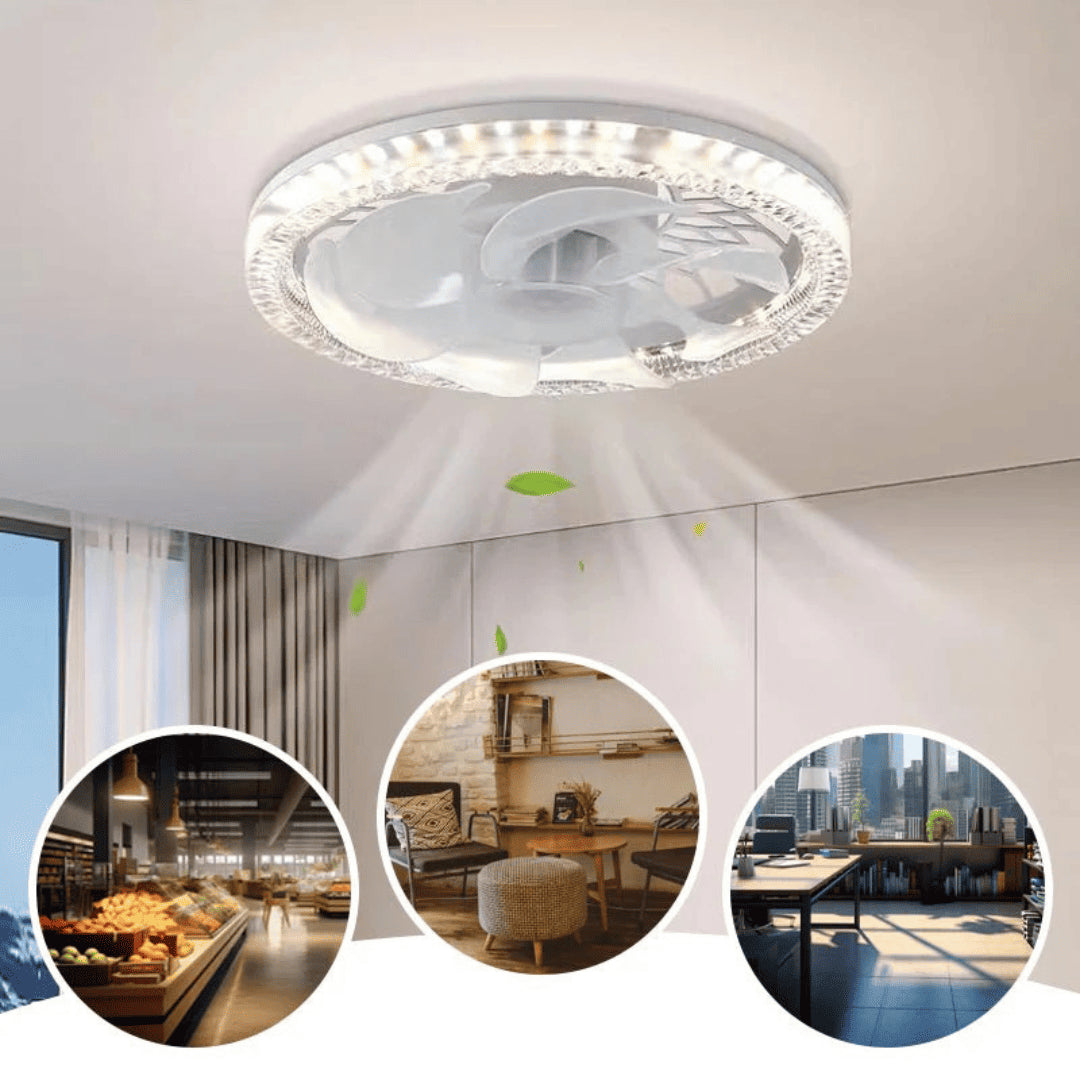 FrescoMax®️ | Ventilador y lampara Inteligente,