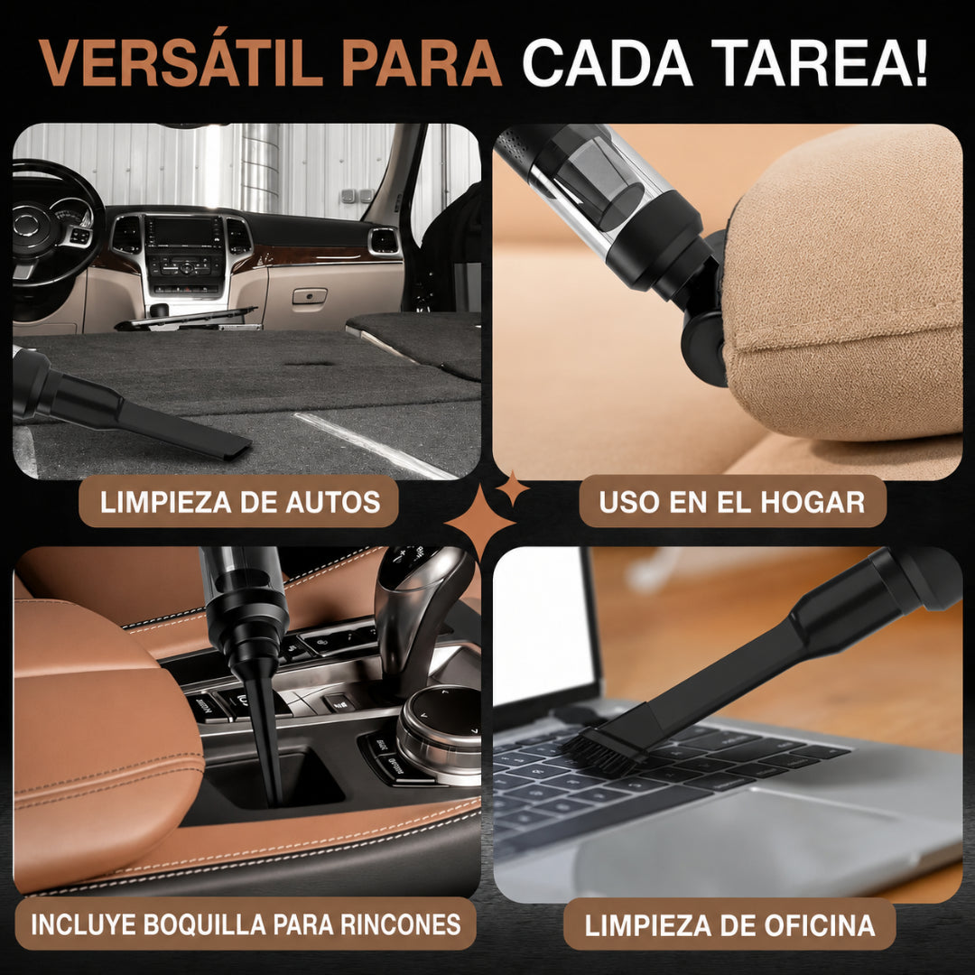 CarClean 360°| Aspiradora y Sopladora Portátil 2 en 1