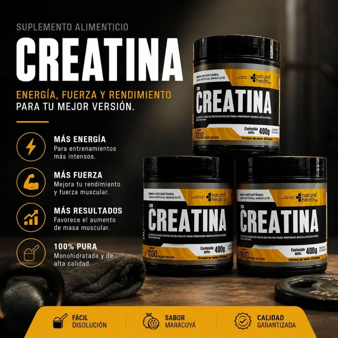 Creatina Monohidratada®️ | Energía, Fuerza y rendimiento