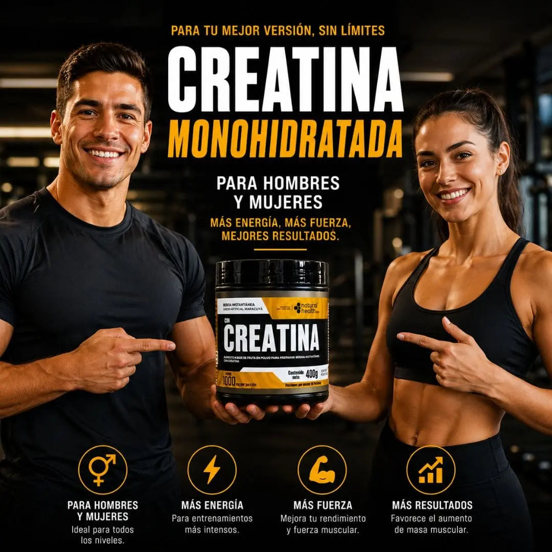Creatina Monohidratada®️ | Energía, Fuerza y rendimiento