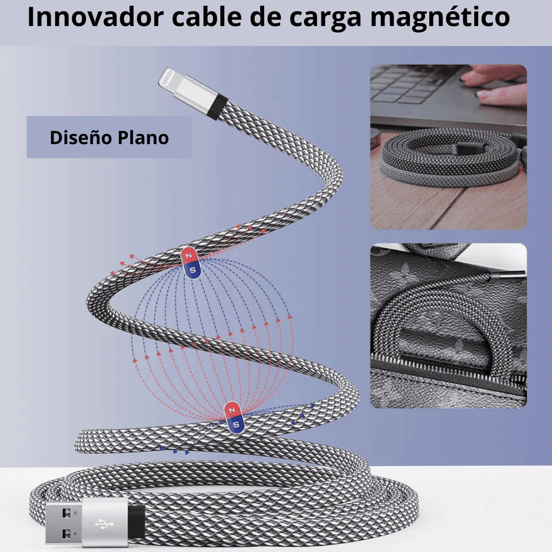 MagneFlex®| Carga Rápida, Cero Enredos