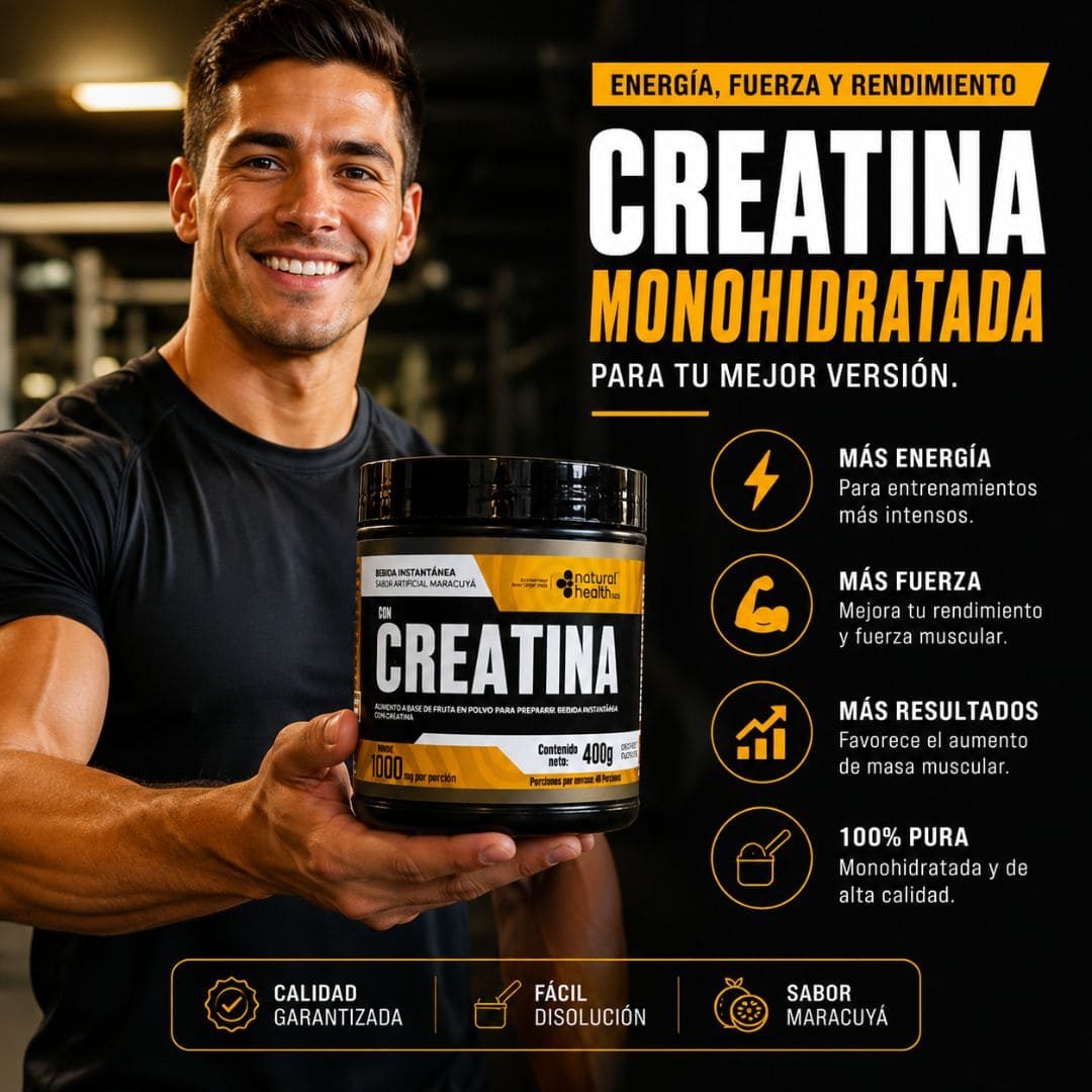 Creatina Monohidratada®️ | Energía, Fuerza y rendimiento